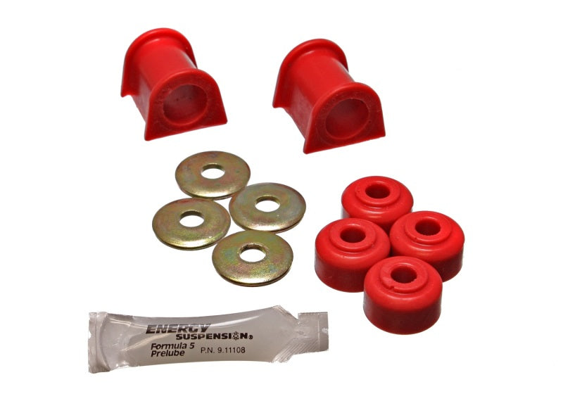 Bagues de barre stabilisatrice avant rouges 19 mm pour Mitsubishi Eclipse FWD 90-94 Energy Suspension (biellette d'extrémité de barre stabilisatrice b