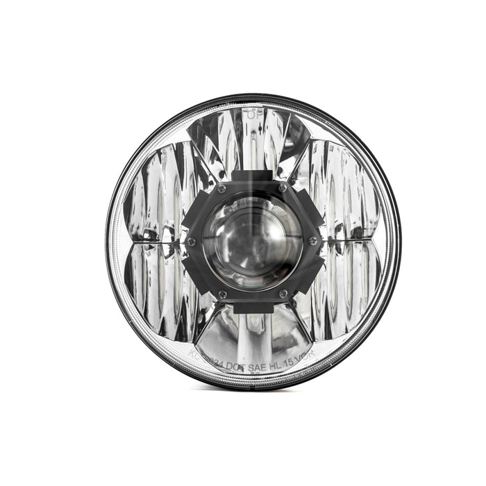 Phares à LED Pro DOT Gravity de 7 po pour Jeep JK 07-18 de KC HiLiTES (pas pour Rubicon/Sahara) (système de paire)