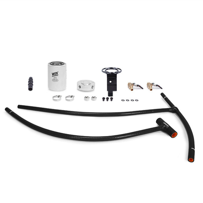 Kit de filtration de liquide de refroidissement Mishimoto 03-07 Ford 6.0L Powerstroke - Noir