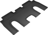 Tapis de sol 3D MAXpider pour Tesla Model X 2016-2018 6 places avec console Kagu 2e rangée - Noir