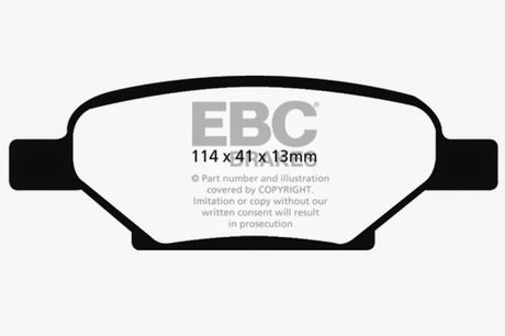 Plaquettes de frein arrière Redstuff EBC 04-06 Chevrolet Cobalt 2.0 Supercharged