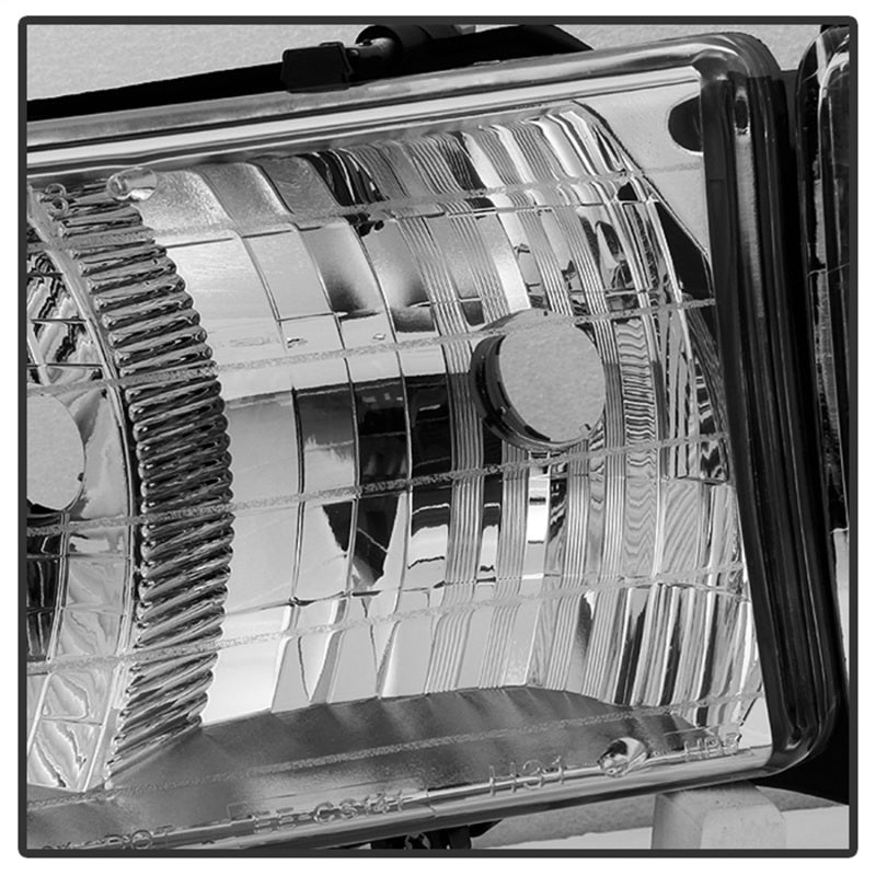 xTune Dodge Ram Sport Model Only 1999-2002 OEM Headlights Chrome HD-JH-DR99-SP-C