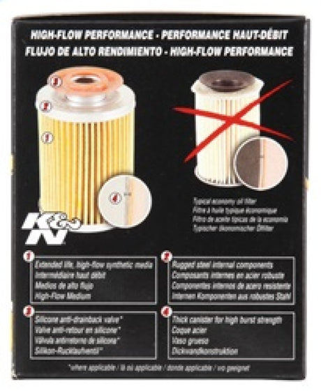 Filtre à huile K&amp;N Performance Gold pour Chevy / Pontiac / GMC / Buick