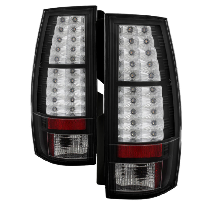 Feux arrière à DEL Spyder Chevy Suburban/GMC Yukon/Yukon Denali 07-14 noirs ALT-YD-CSUB07-LED-BK