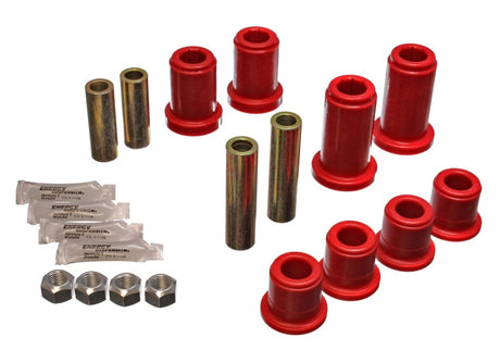 Ensemble de bagues de bras de suspension avant rouges Energy Suspension 01-06 GM Silverado C2500 HD 2WD/K2500 HD 4WD