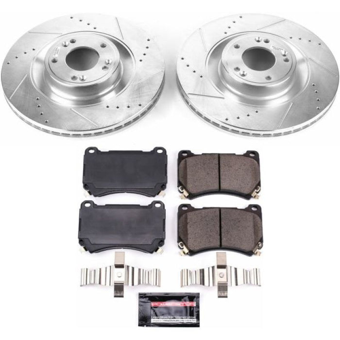 Kit de freins sport Power Stop 2011 Hyundai Equus Z23 Evolution avant