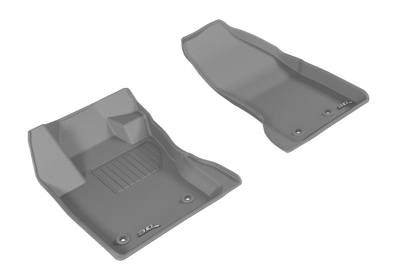 Tapis de sol 3D MAXpider pour Jeep Renegade Kagu 2015-2020, 1ère rangée - Gris