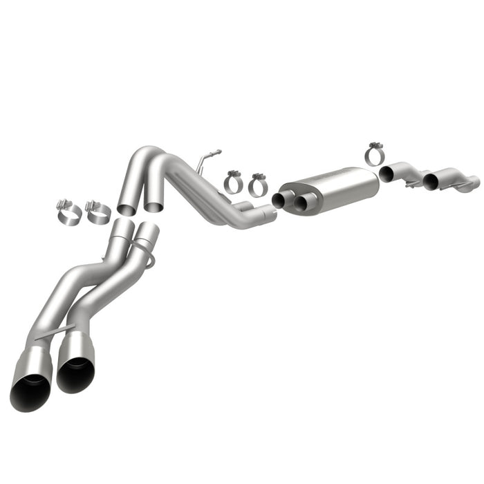 Échappement Catback MagnaFlow 11 Ford F-150 3,7 L/5,0 L/6,2 L SS avec double sortie latérale et embouts SS de 3,5 pouces