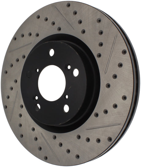 Rotor avant gauche fendu et percé StopTech 07-08 Acura MDX SportStop