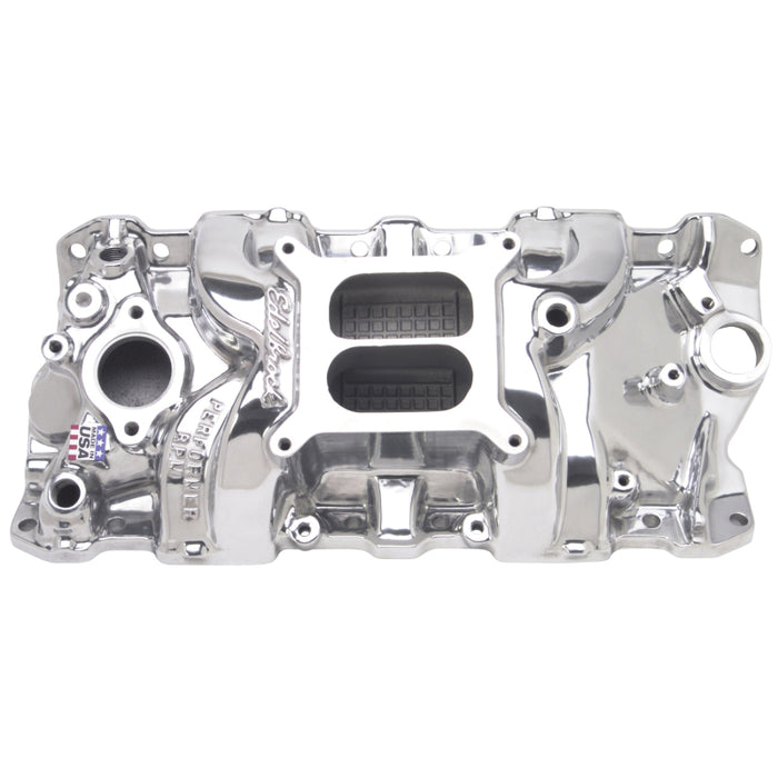 Collecteur Edelbrock Perf RPM poli