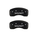 MGP 4 Caliper Covers Engraved Front Pontiac Engraved Rear GXP Red finish silver ch