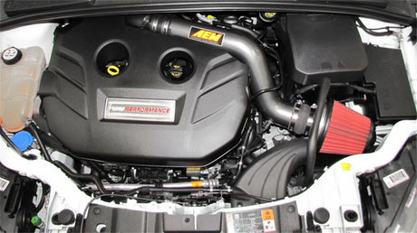 Prise d'air froid gris métallisé AEM 16-18 Ford Focus RS L4-2.3LF/I