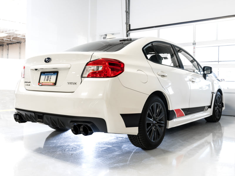 Échappement AWE Tuning Subaru WRX/STI VA/GV Sedan Track Edition - Embouts noirs diamantés (102 mm)