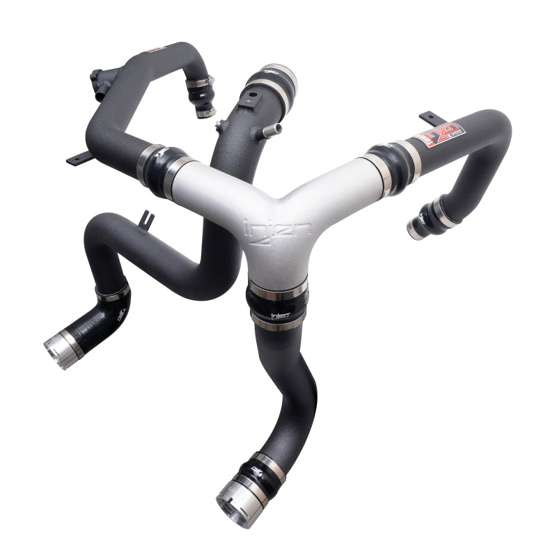 Tuyaux d'échangeur thermique Injen 21-23 pour Ford Bronco 2,7 L V6 (TT) EcoBoost SES - Noir froissé