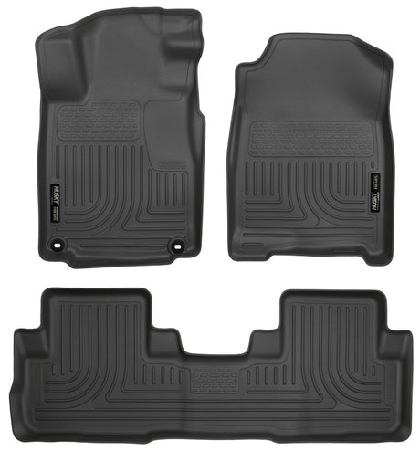 Revêtements de sol noirs Husky Liners 2016 Honda CR-V WeatherBeater Combo