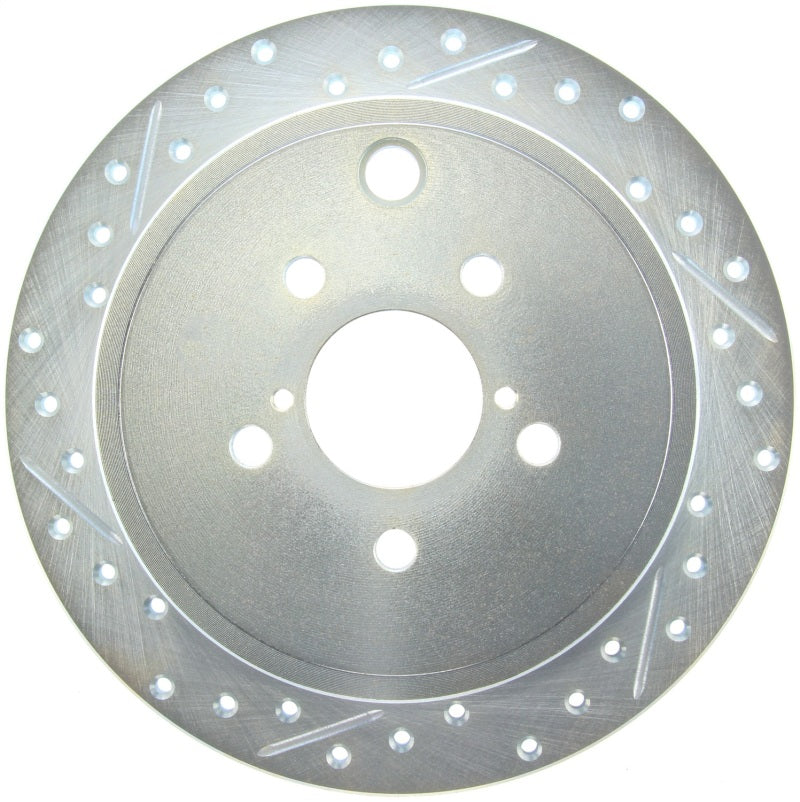 Disque de frein arrière droit rainuré et percé StopTech Select Sport 09-13 Subaru Forester