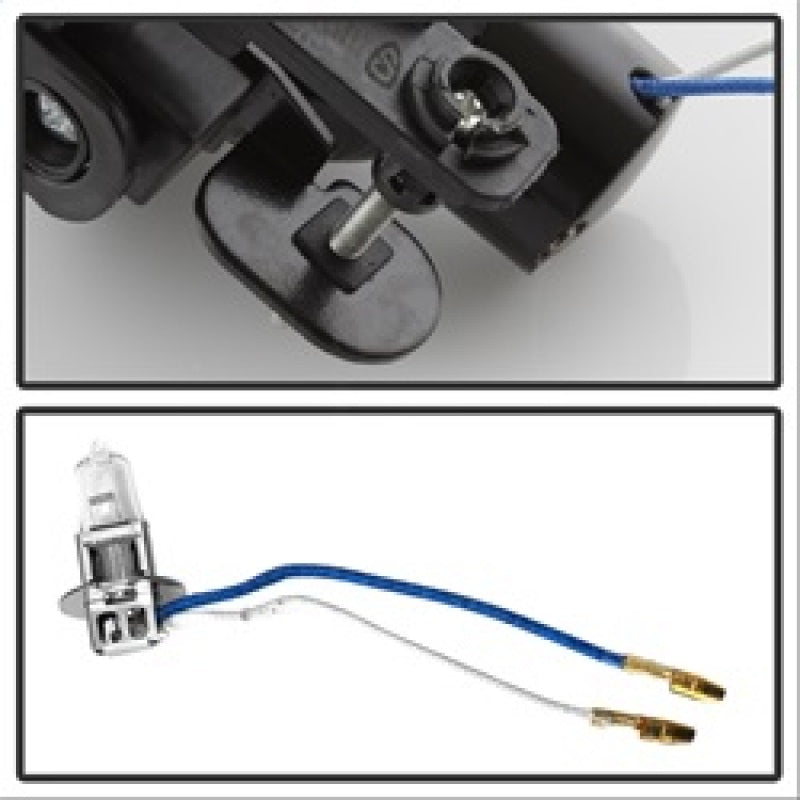 Feu antibrouillard OEM Spyder Dodge Avenger 2011-2014 avec interrupteur universel - Transparent FL-DAV2011-C