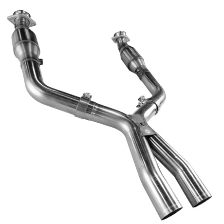 Kooks 05-10 Ford Mustang GT 4.6L 3V Auto/Manuel 3in x 3in Échappement de course VERT Cat X Pipe