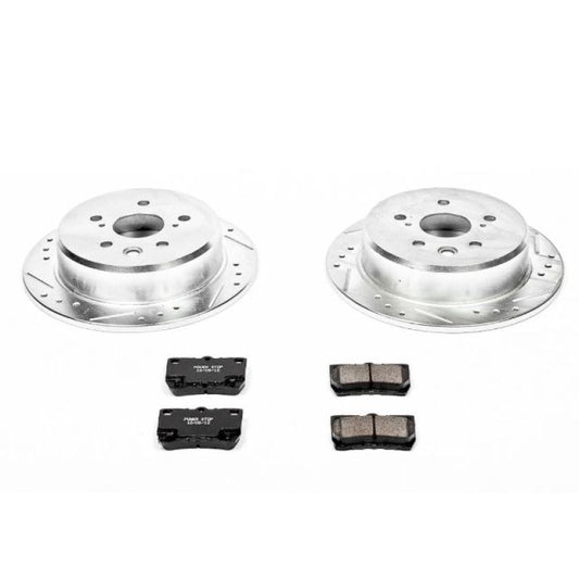 Power Stop 06-13 Lexus IS250 Rear Z23 Evolution Sport Brake Kit