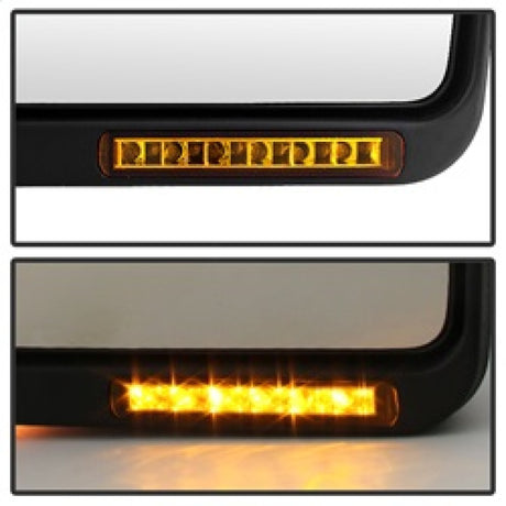 xTune Ford F150 07-14 Power Heated Amber LED Signal OE Mirror Left MIR-03349EH-P-L