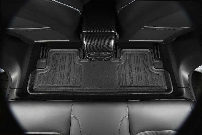3D MAXpider 17-21 Tesla Model X Folding 7-Seat Elitect 1st 2nd 3rd Row - Floor Mat Set (Black)