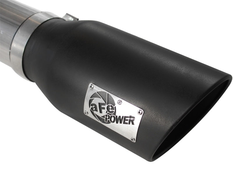 Échappement aFe MACHForce XP 5 pouces DPF-Back SS 11-13 GM Diesel Trucks V8-6.6L (td) (LML) (embout noir)