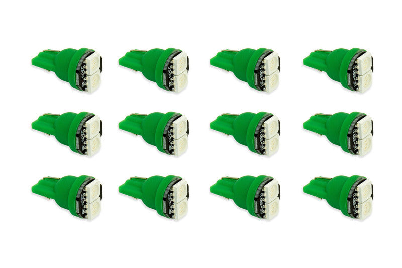 Ampoule LED SMD2 Diode Dynamics 194 LED - Vert Lot de 12