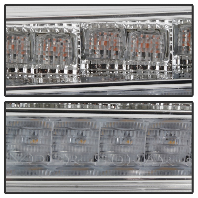 Feux de pare-chocs avant à LED Spyder Jeep Wrangler 2018-2019 (modèle LED uniquement) - Signal séquentiel - Chrome