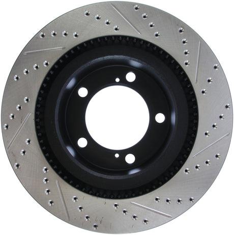 Rotor avant droit rainuré et percé StopTech pour Toyota Tundra 07-09 / Toyota Sequoia 08-09