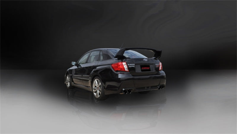 Corsa 2011-2014 Subaru Impreza Sedan STI 2.5L Turbo Manual Black Sport Cat-Back Exhaust