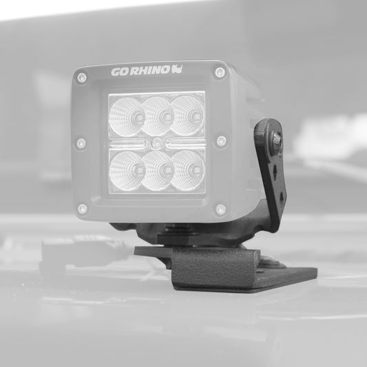 Go Rhino 18-20 Jeep Wrangler JL/JLU/Gladiator JT Light Mount - 3in Cube