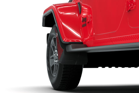 Bavette garde-boue noire Rally Armor 19-22 Jeep Gladiator avec logo vert armée