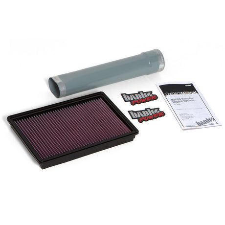 Système d'admission d'air Ram-Air avec tube de suppression de silencieux pour Ram 1500 3,0 L EcoDiesel de Banks Power 14-15