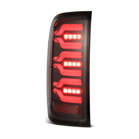 Feux arrière à LED AlphaRex 14-18 Chevy Silverado 1500 Luxx-Series Alpha-Black avec Activ Light/Seq Signal