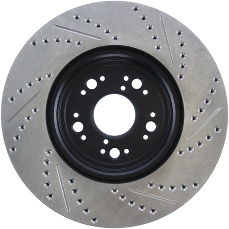 StopTech 95-00 Lexus LS 400 Right Front Slotted & Drilled Rotor