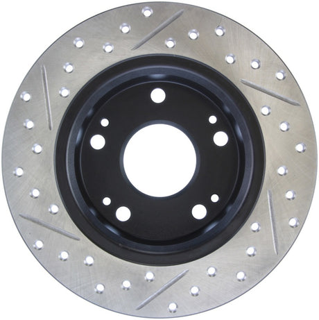 Rotor arrière gauche fendu et percé StopTech 04-08 Acura TSX / 03-07 Honda Accord SportStop