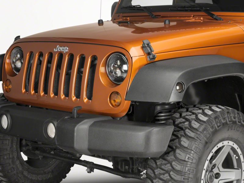 Feux de position latéraux à LED Raxiom 07-18 Jeep Wrangler JK - Fumés