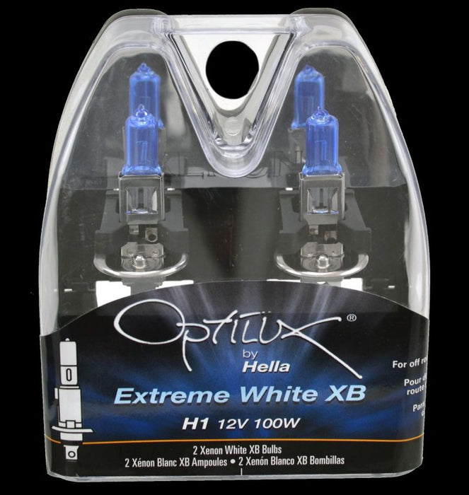 Ampoules Hella Optilux H1 100W XB Extreme White (paire)