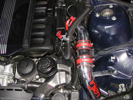 Injen 99-00 BMW 323 E46 2.5L/328 E46 2.8L / 01 325 2.5L Admission d'air froid noire **COMMANDE SPÉCIALE**