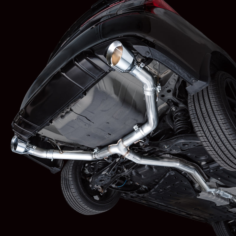 Échappement Catback AWE Tuning 22+ Honda Civic Si/Acura Integra Track Edition - Double embout chromé argenté
