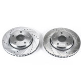 Disques de frein avant Power Stop 07-17 Jeep Wrangler Evolution percés et fendus - Paire