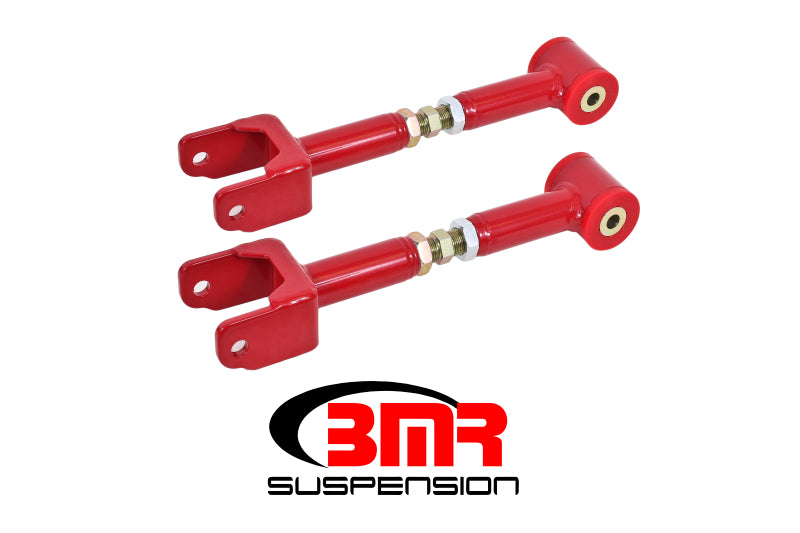 Bras de suspension supérieurs BMR 64-67 A-Body réglables sur véhicule (polyuréthane) - Rouge