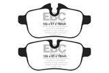 Plaquettes de frein arrière EBC 09-10 BMW Z4 E89 Bluestuff