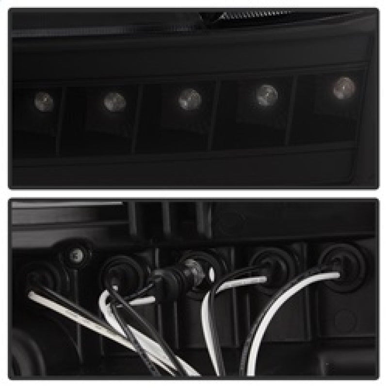 Phares de projecteur Spyder Toyota Tundra 07-13 CCFL Halo LED Blk PRO-YD-TTU07-CCFL-BK