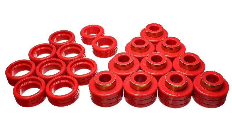 Ensemble de montage de carrosserie rouge (cabine) pour GM Tahoe/Yukon/Denali 2WD/4WD 95-99 Energy Suspension