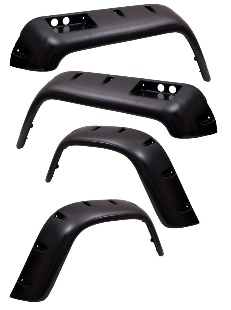 Ensemble d'élargisseurs d'aile Rugged Ridge 6 pièces 4,75 po 76-86 Jeep CJ