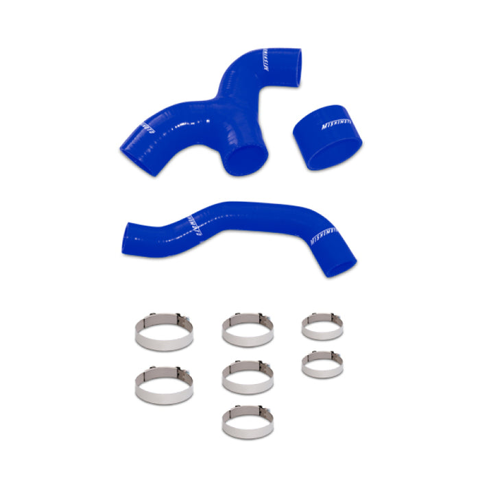 Tuyaux d'échangeur intermédiaire en silicone bleu Mishimoto pour Subaru WRX 02-05