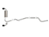 aFe POWER Takeda 2021 Toyota Supra 2.0L (t) 2.5in-3in 304 SS CB Échappement avec embouts noirs