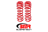 BMR 05-14 S197 Mustang GT/GT500 Rear Performance/Drag Lowering Springs - Red BMR Suspension