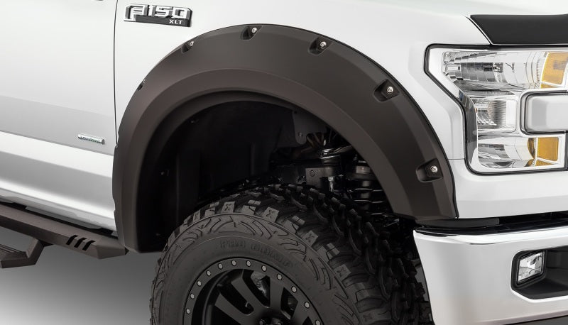 Élargisseurs de benne Bushwacker 15-17 Ford F-150 Max Pocket Style 2 pièces 78,9/67,1/97,6 po - Noir